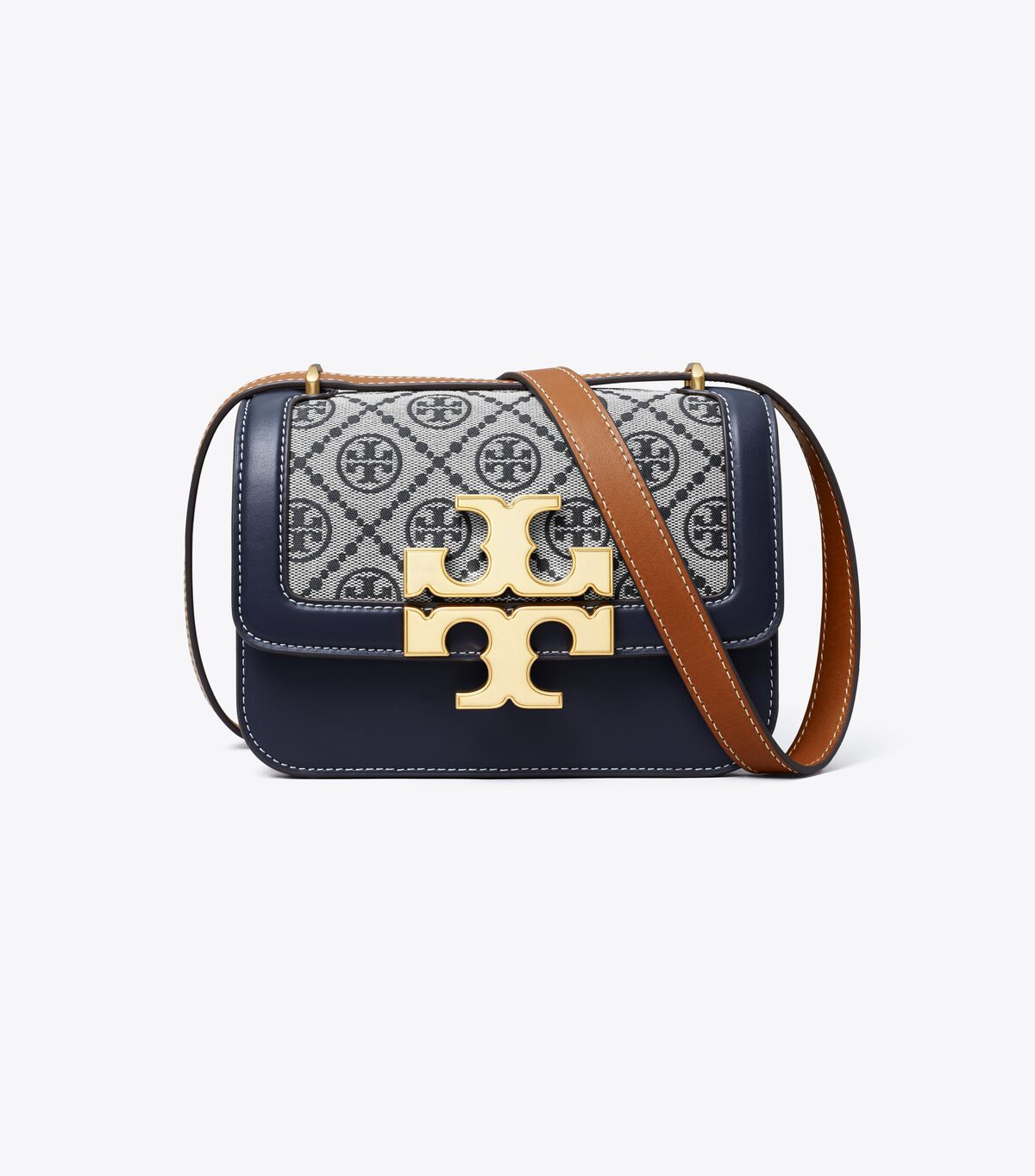 tory burch small t monogram eleanor shoulder bag