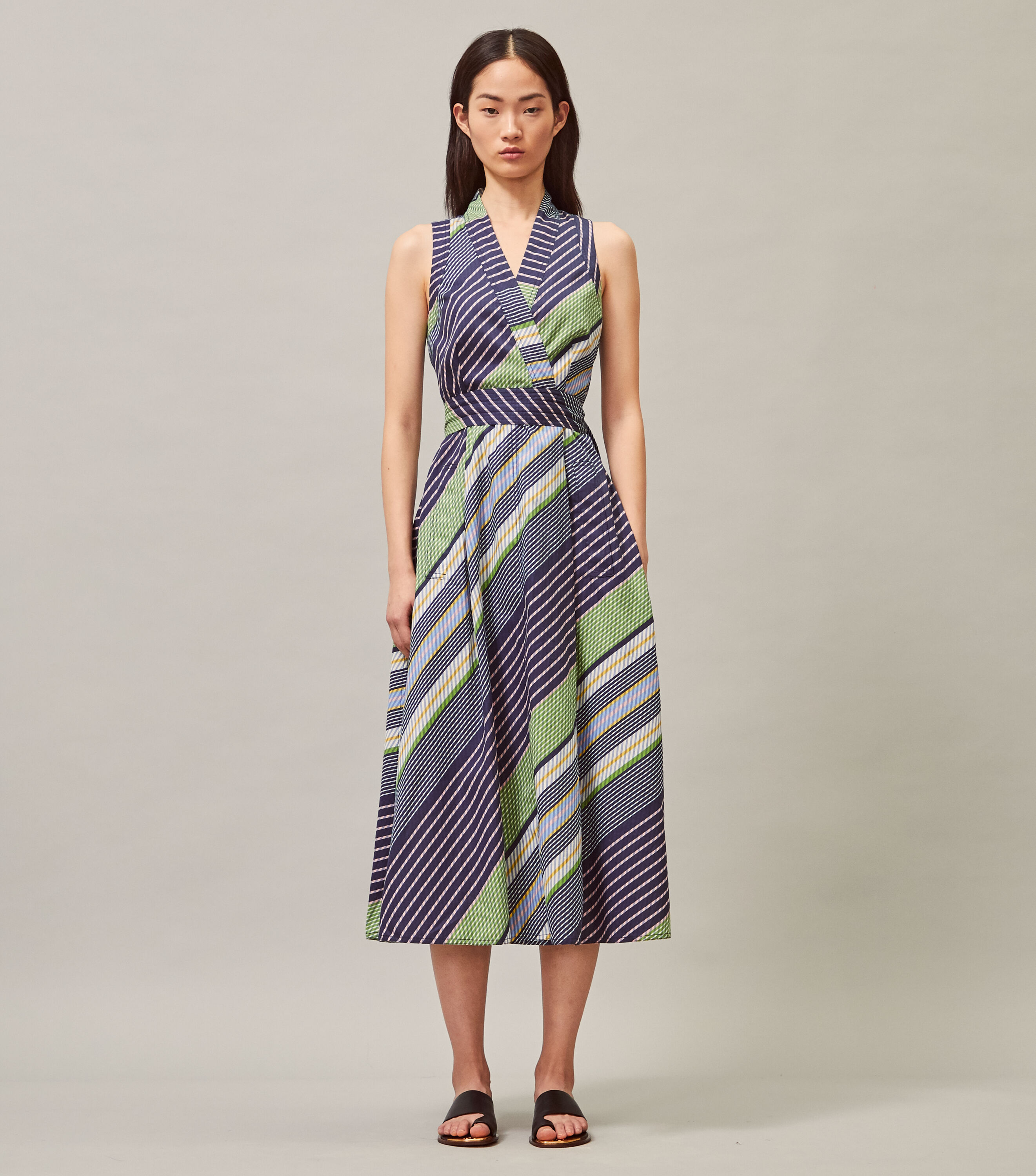 Tory burch best sale overprinted wrap dress