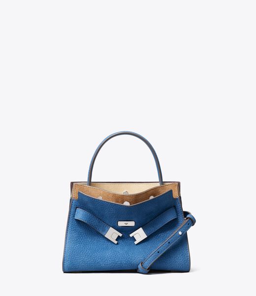 tory burch petite lee radziwill nubuck double bag