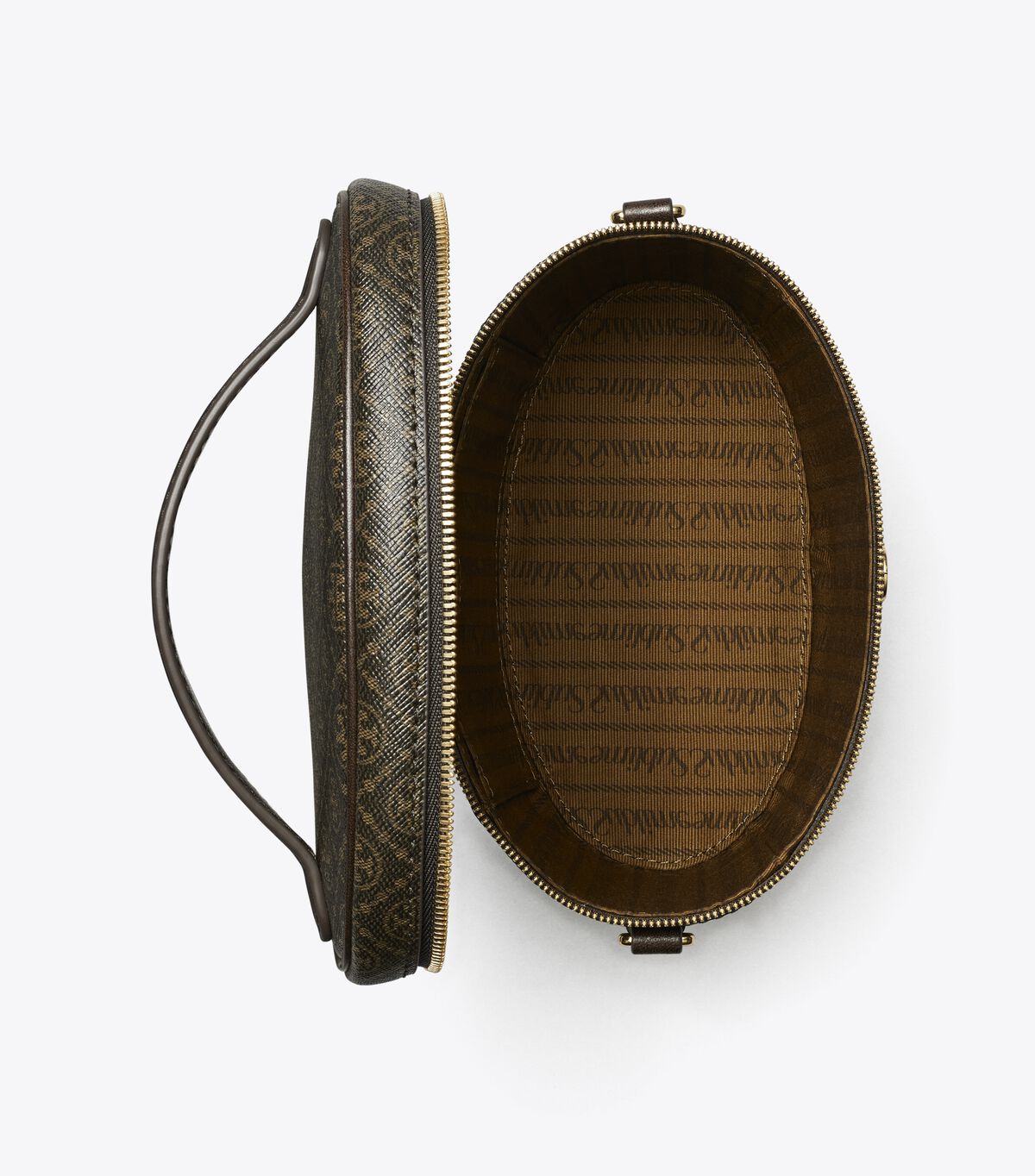 tory burch t monogram coated canvas soft vanity case