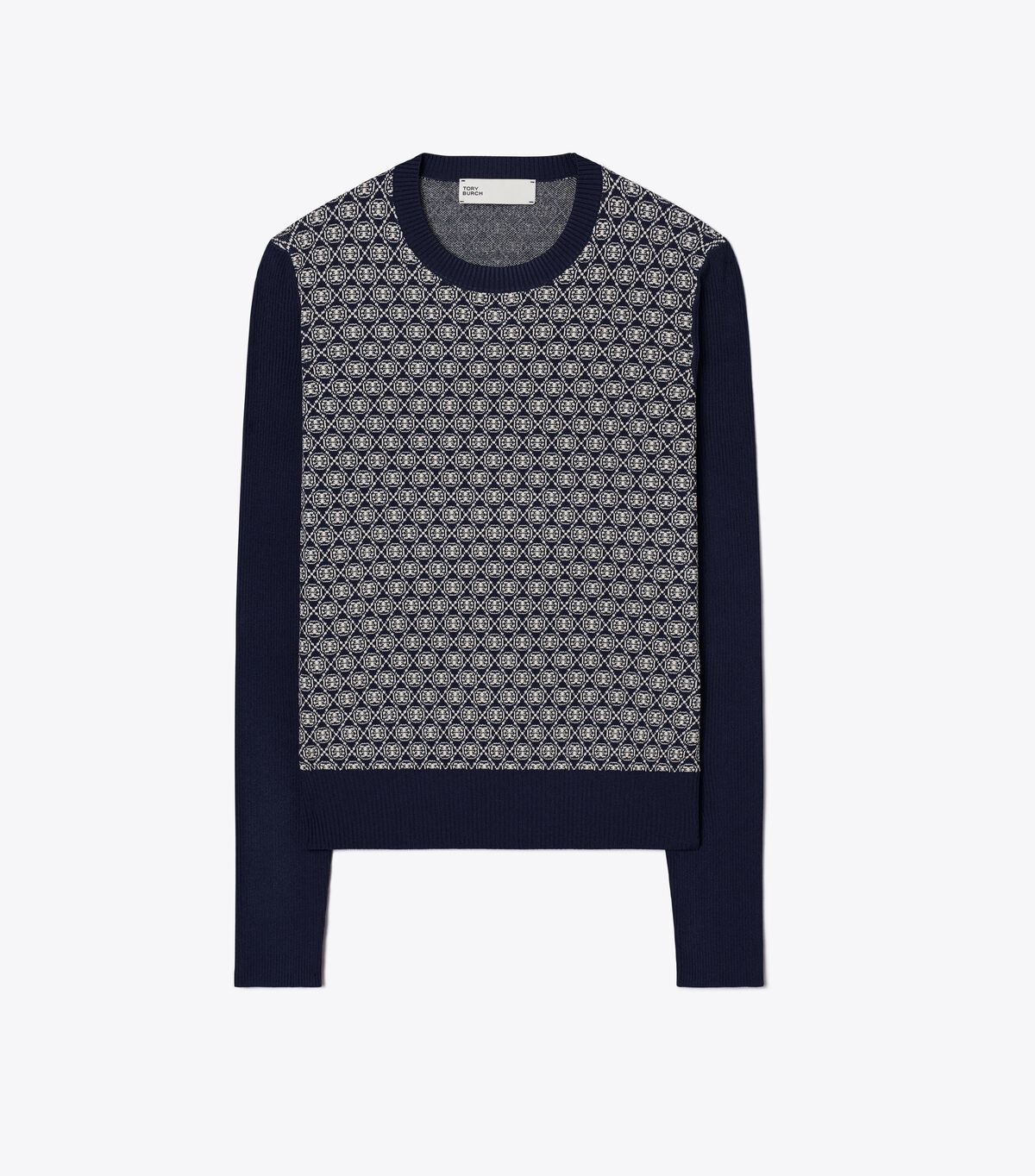 T Monogram Tech Knit Sweater