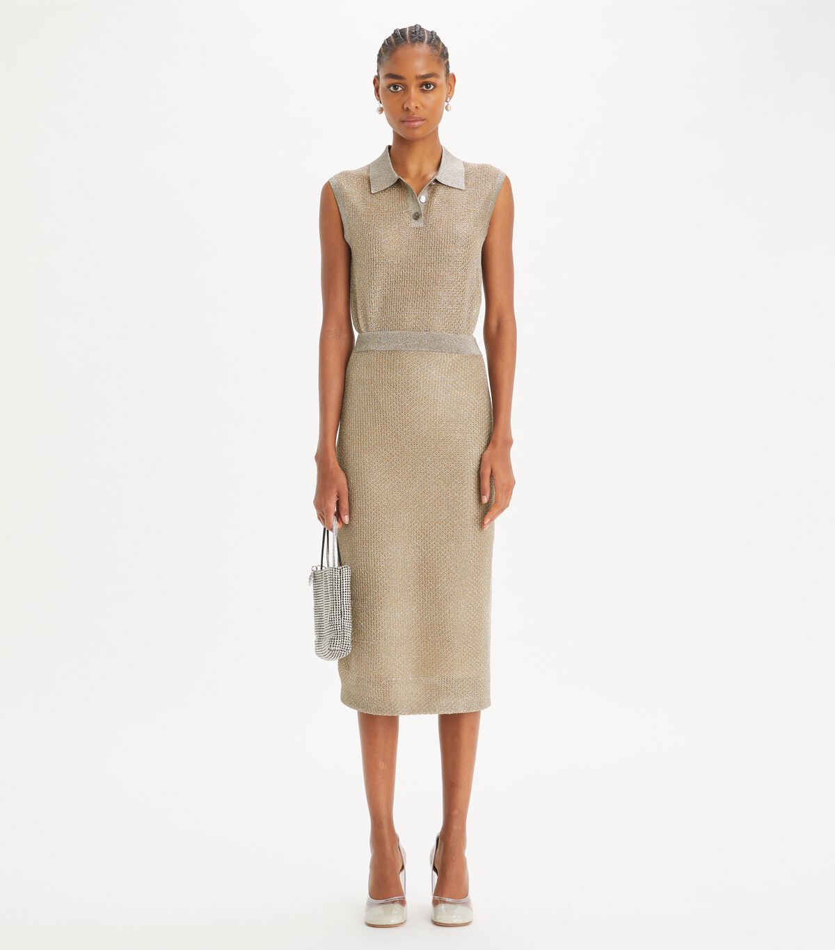 tory burch mesh polo