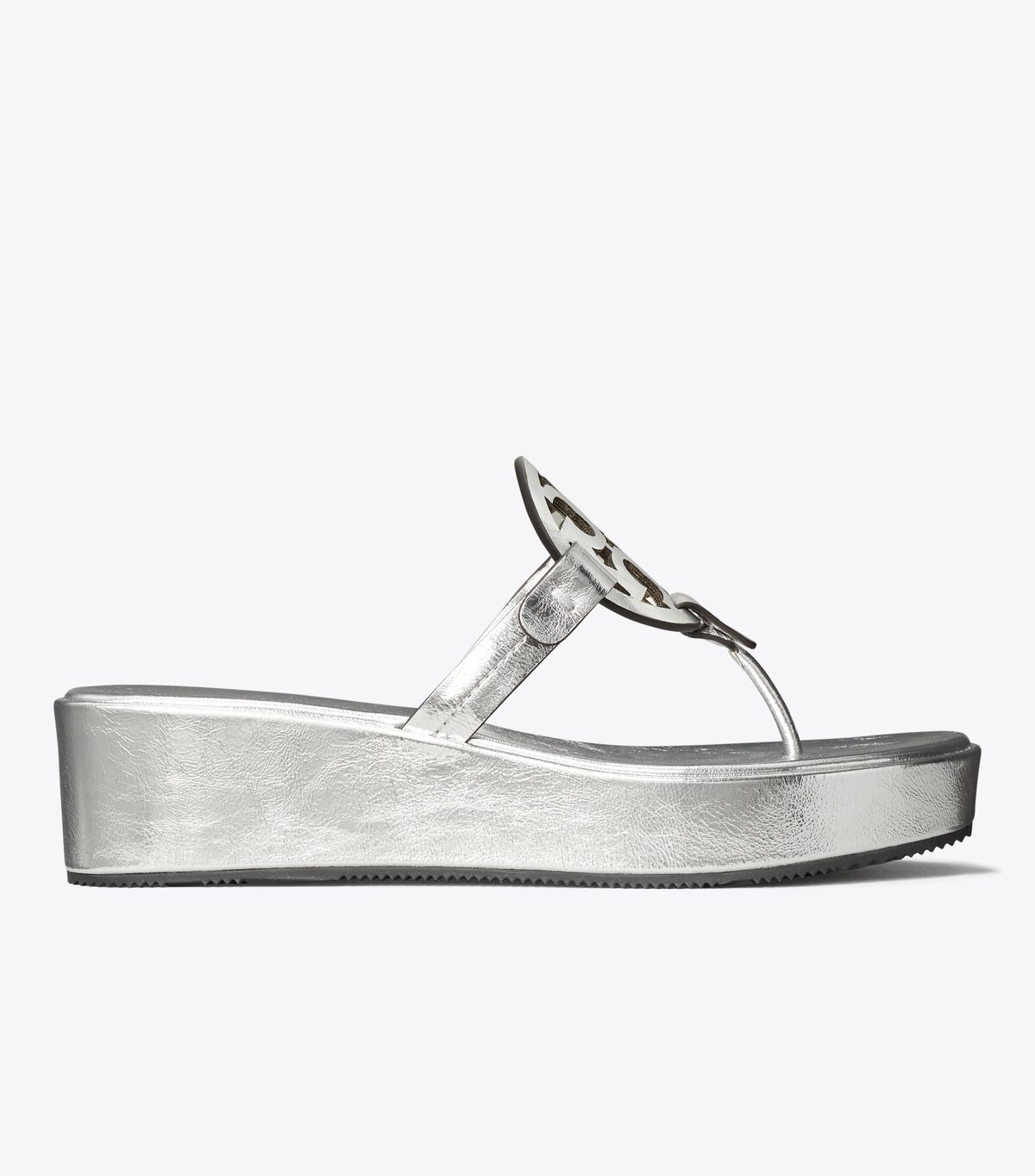 tory burch miller metallic wedge sandal