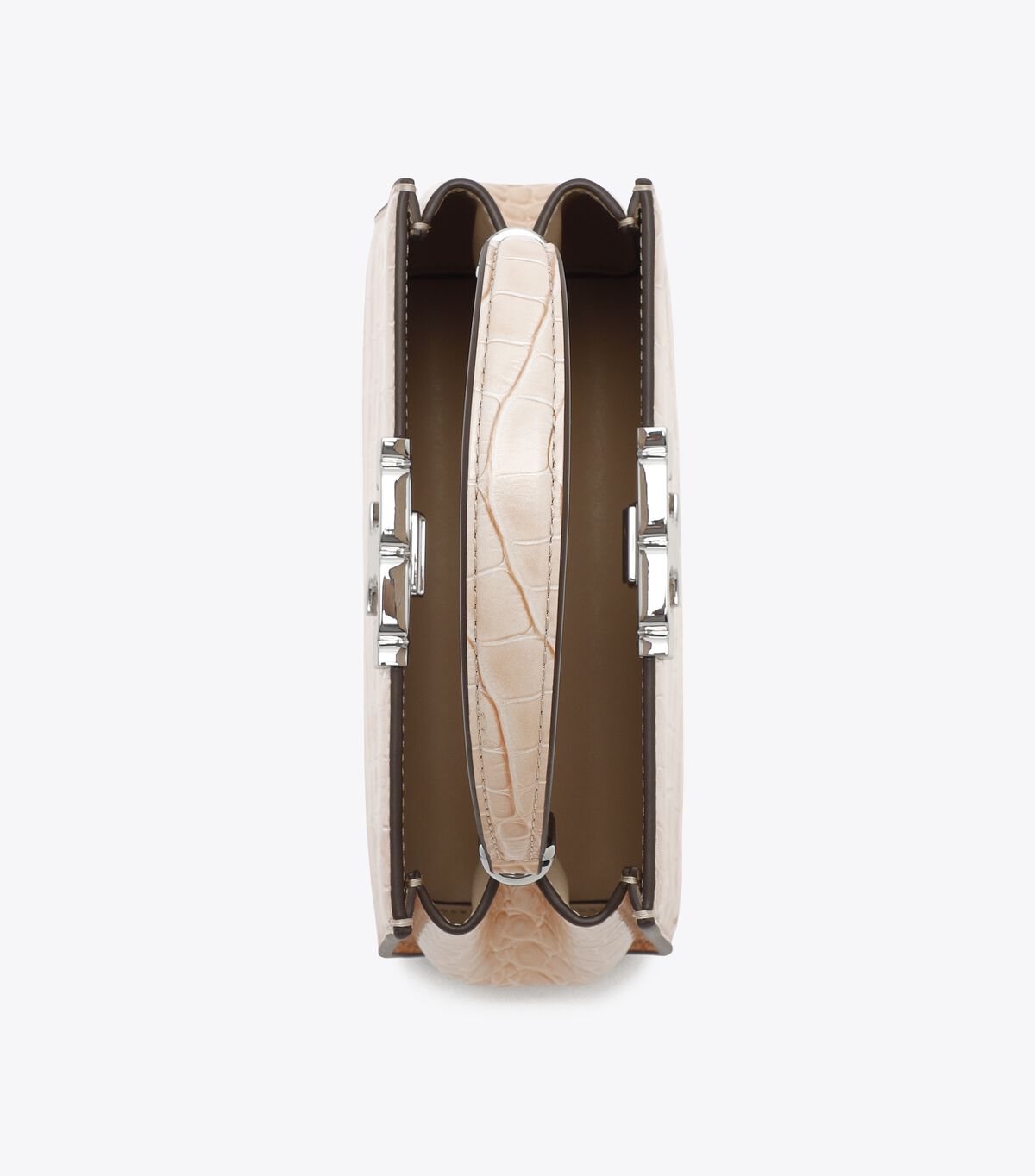 tory burch حقيبة ميني إليانور بنقشة جلد التمساح