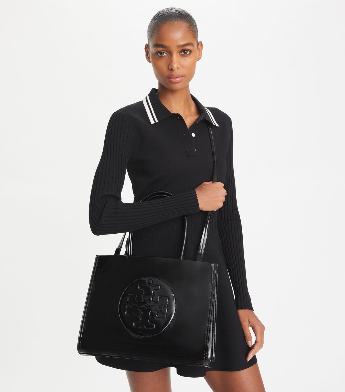 tory burch small ella bio patent tote