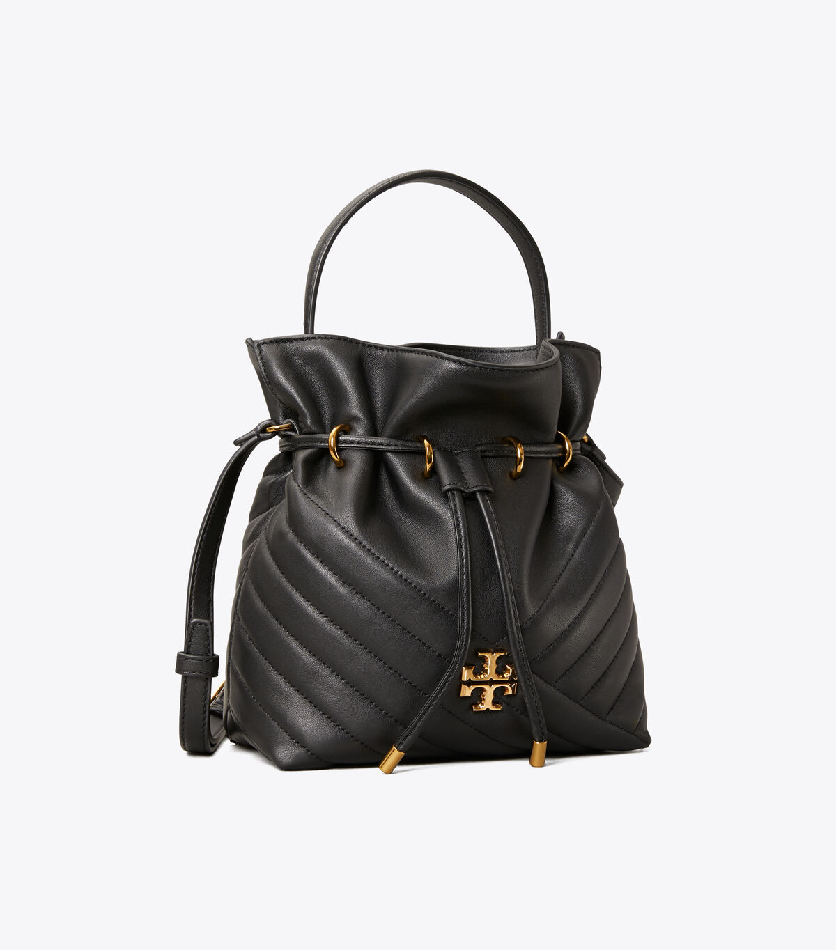 tory burch kira chevron mini bucket bag