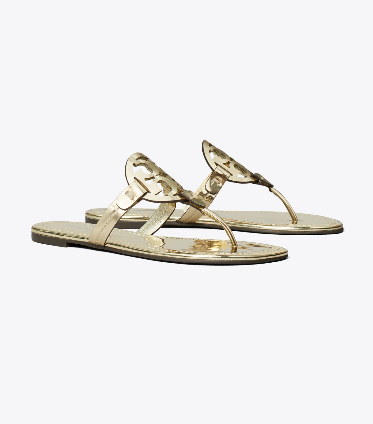 tory burch miller metallic sandal