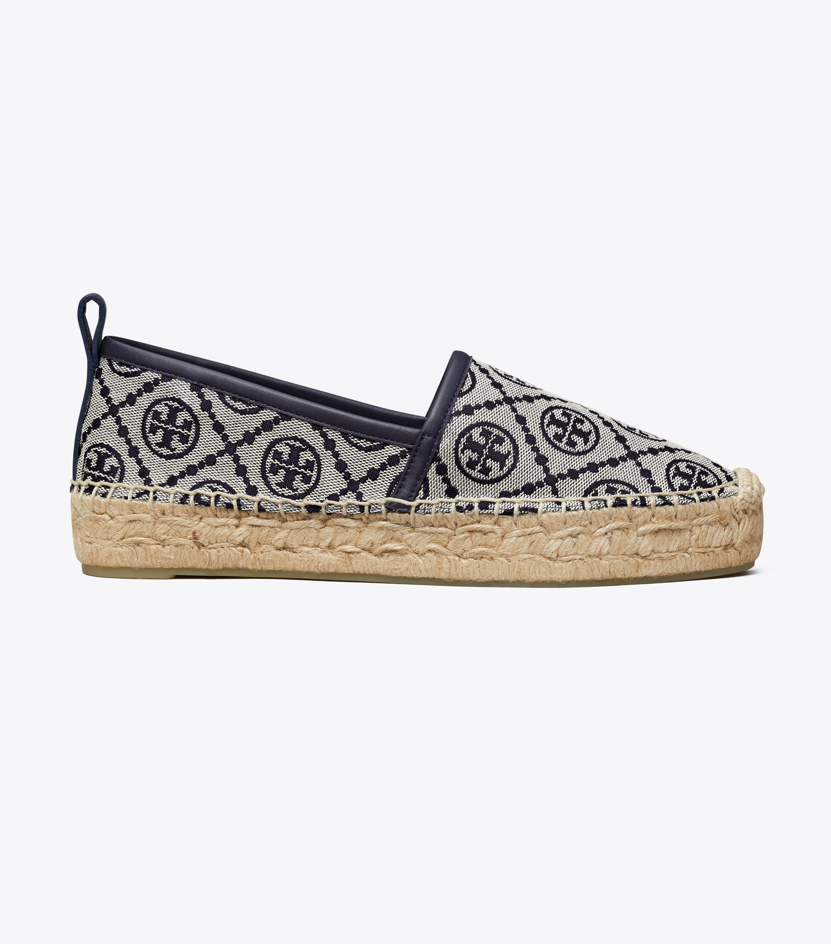 【関税・送料込み】TORY BURCH ESPADRILLAS Tory Burch Leather-Cotton Cap-Toe Espadrilles | Saks Fifth