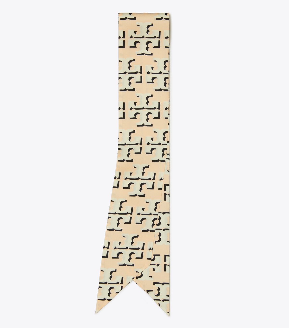 tory burch offset logo ribbon tie