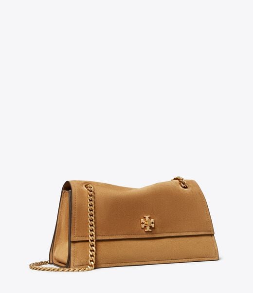 tory burch حقيبة كتف كيرا تيرنلوك من جلد الغزال