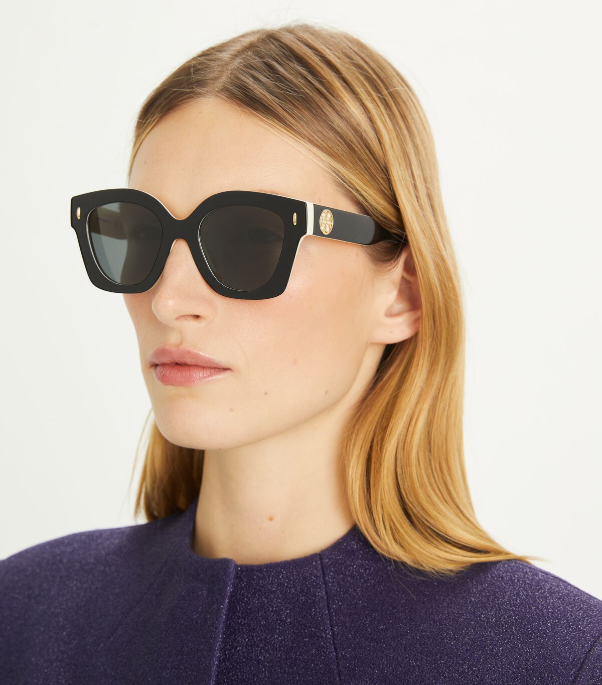 tory burch miller pushed square sunglasses