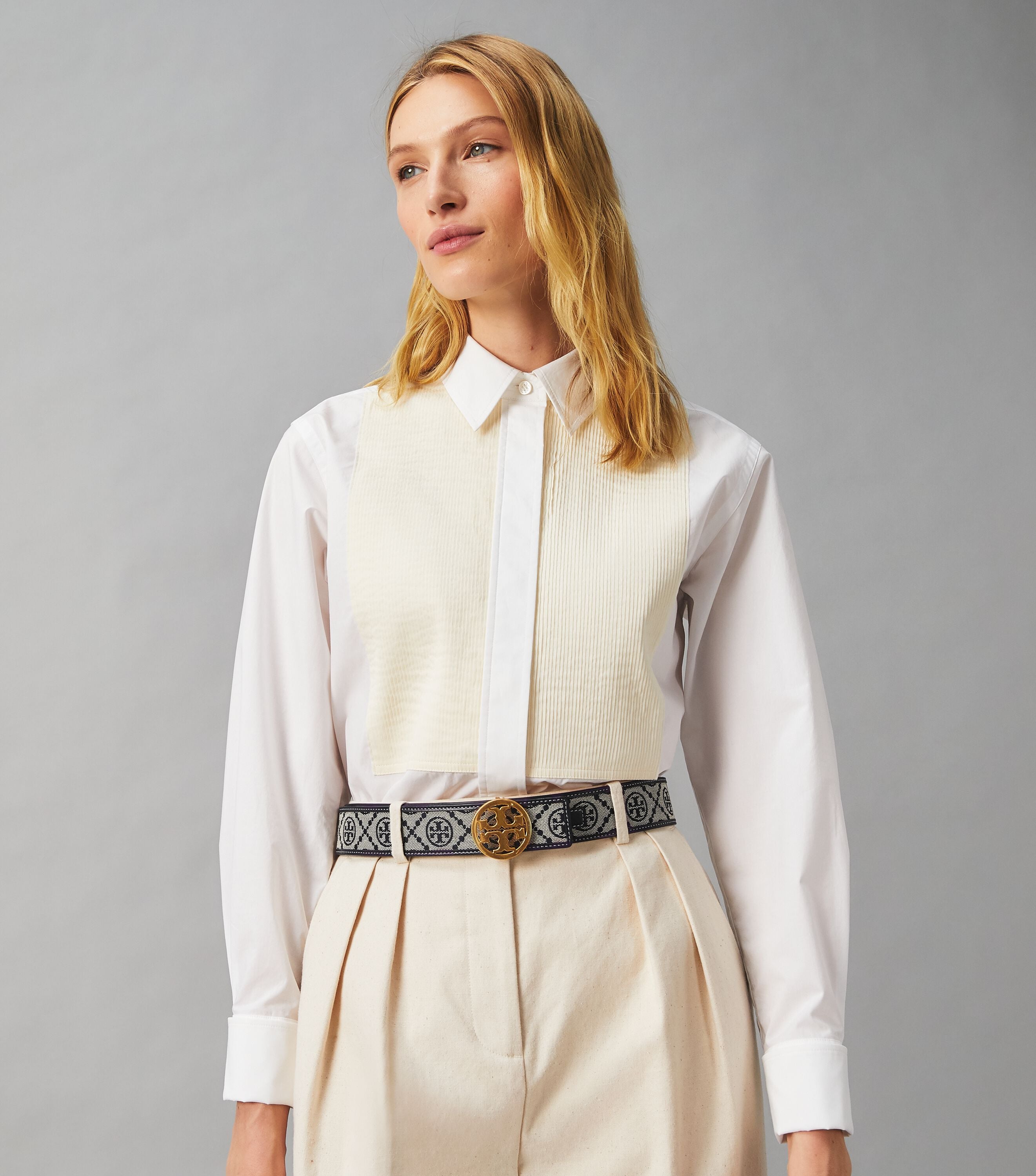 T Monogram Jacquard Belt | Tory Burch KWT
