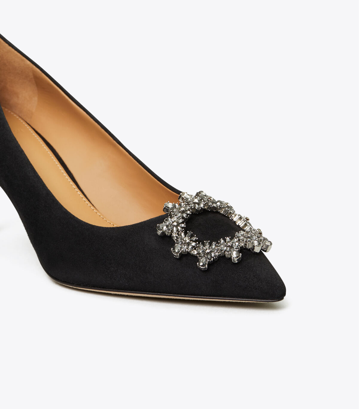 tory burch crystal buckle pump