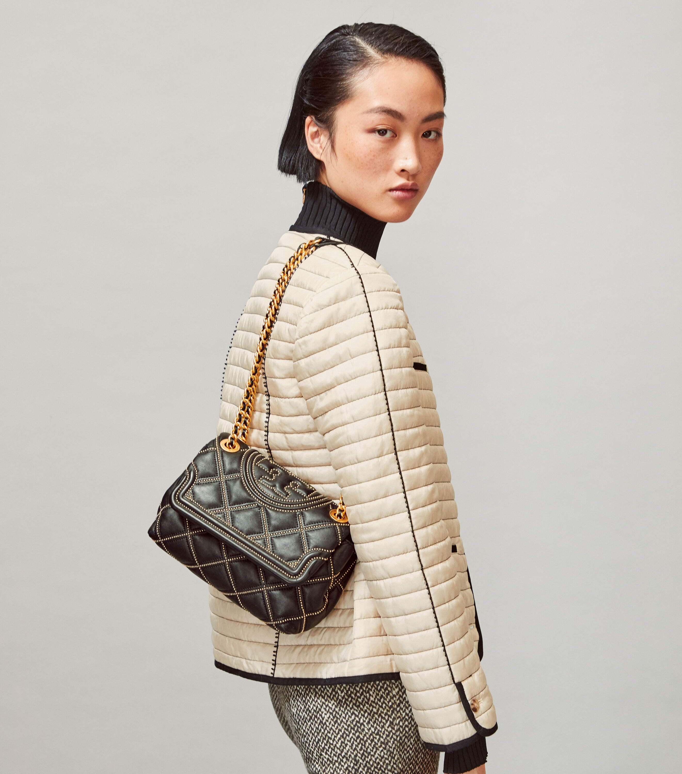 Tory burch fleming mini stud hot sale