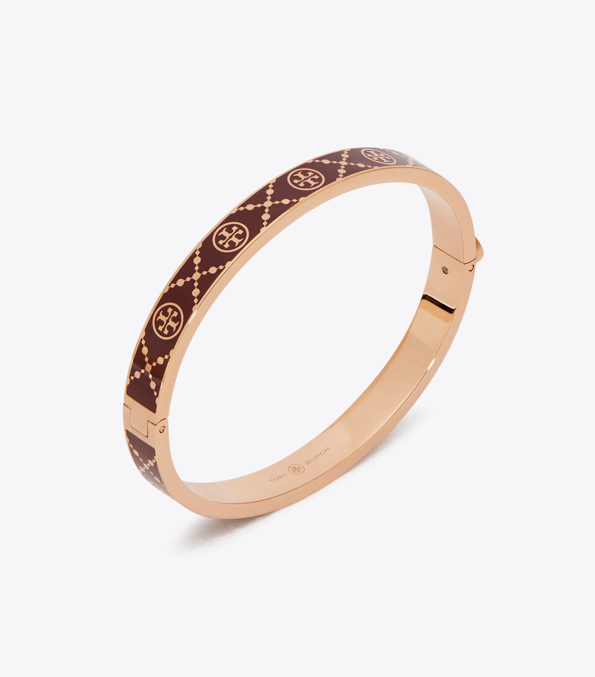 tory burch t monogram hinge bracelet