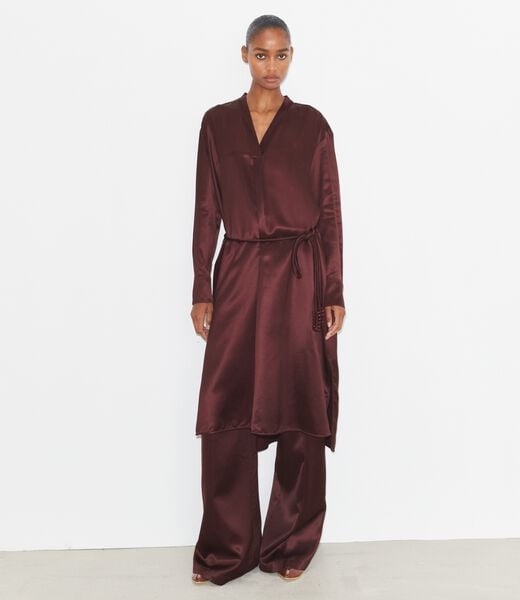 tory burch viscose shirtdress