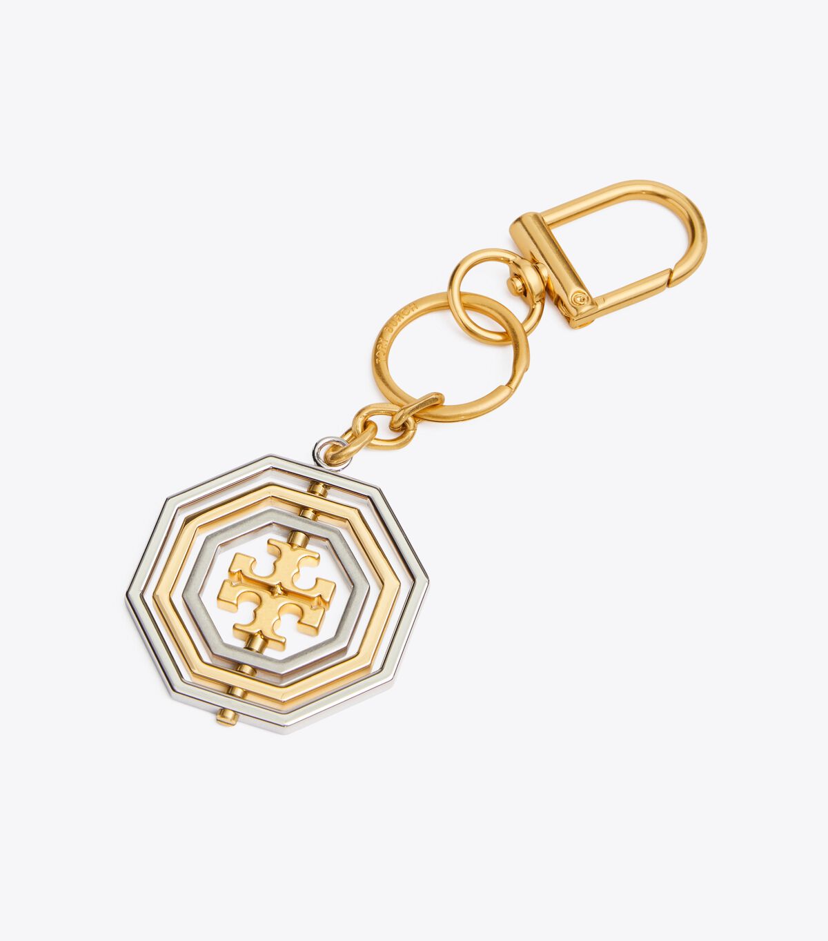 tory burch rotating geo key ring