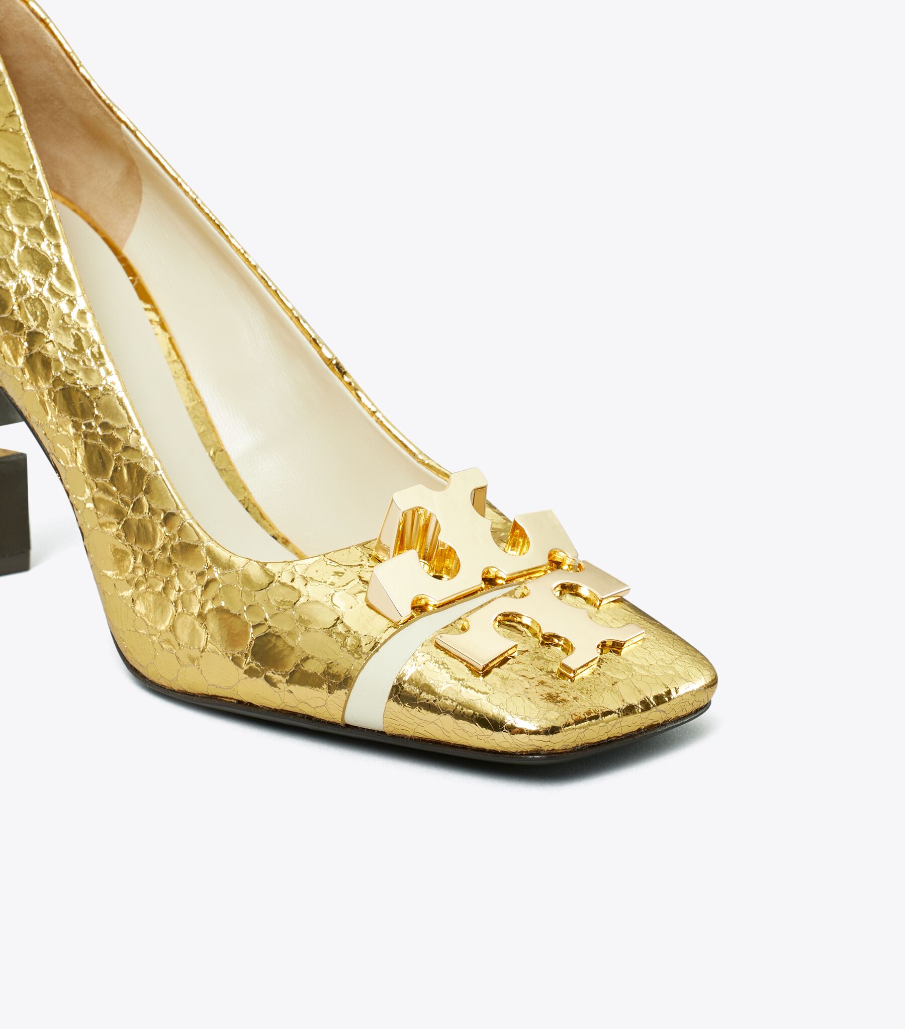 Split Double T Pump, Gold | Tory Burch KW display picture 1