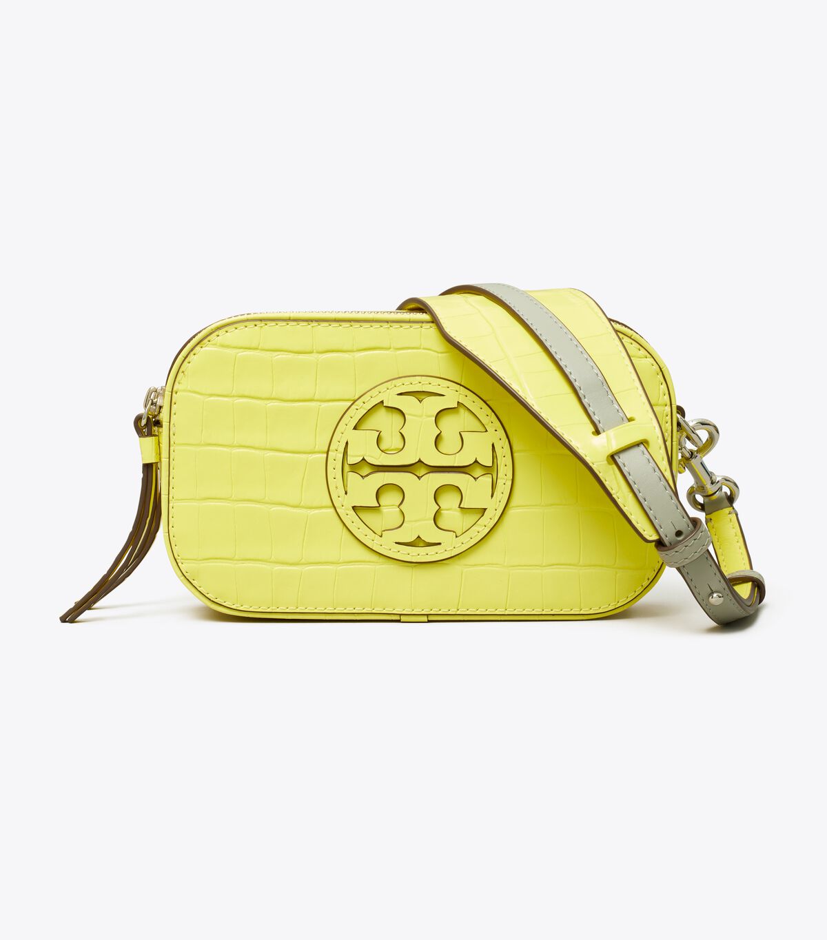 tory burch mini miller croc embossed crossbody bag