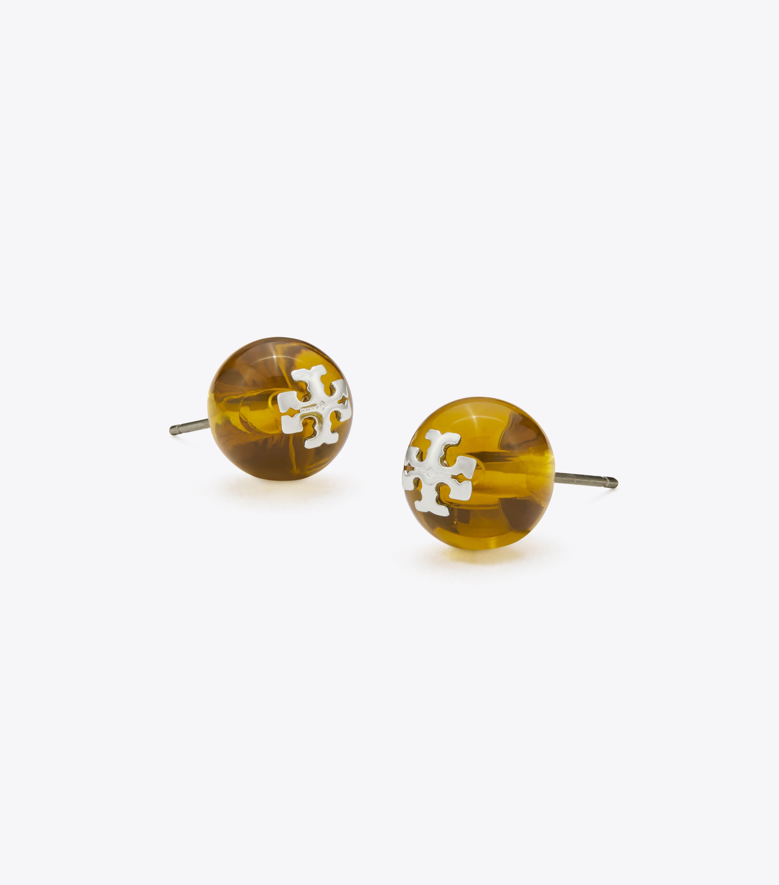 Tory burch logo stud earrings top