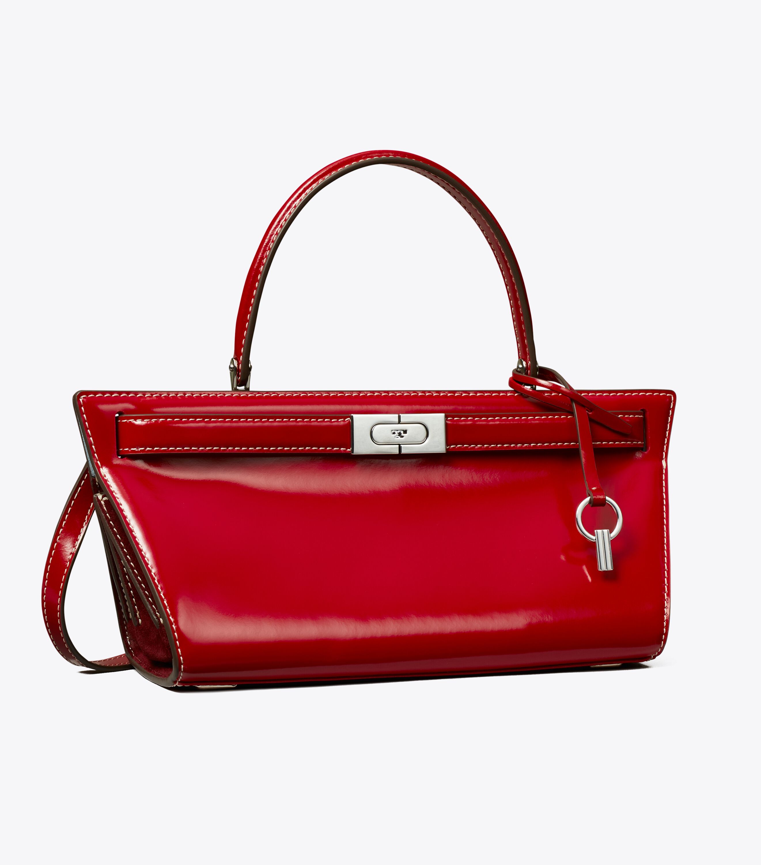 Tory burch lee radziwill leather tote discount