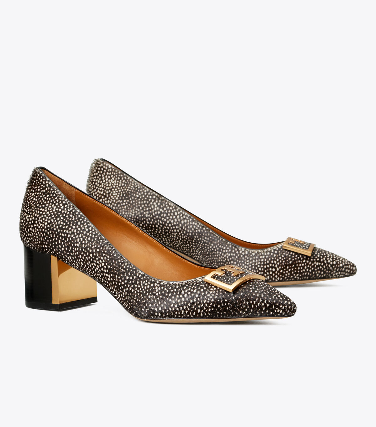 Gigi Calf Hair Pointed-Toe Pump