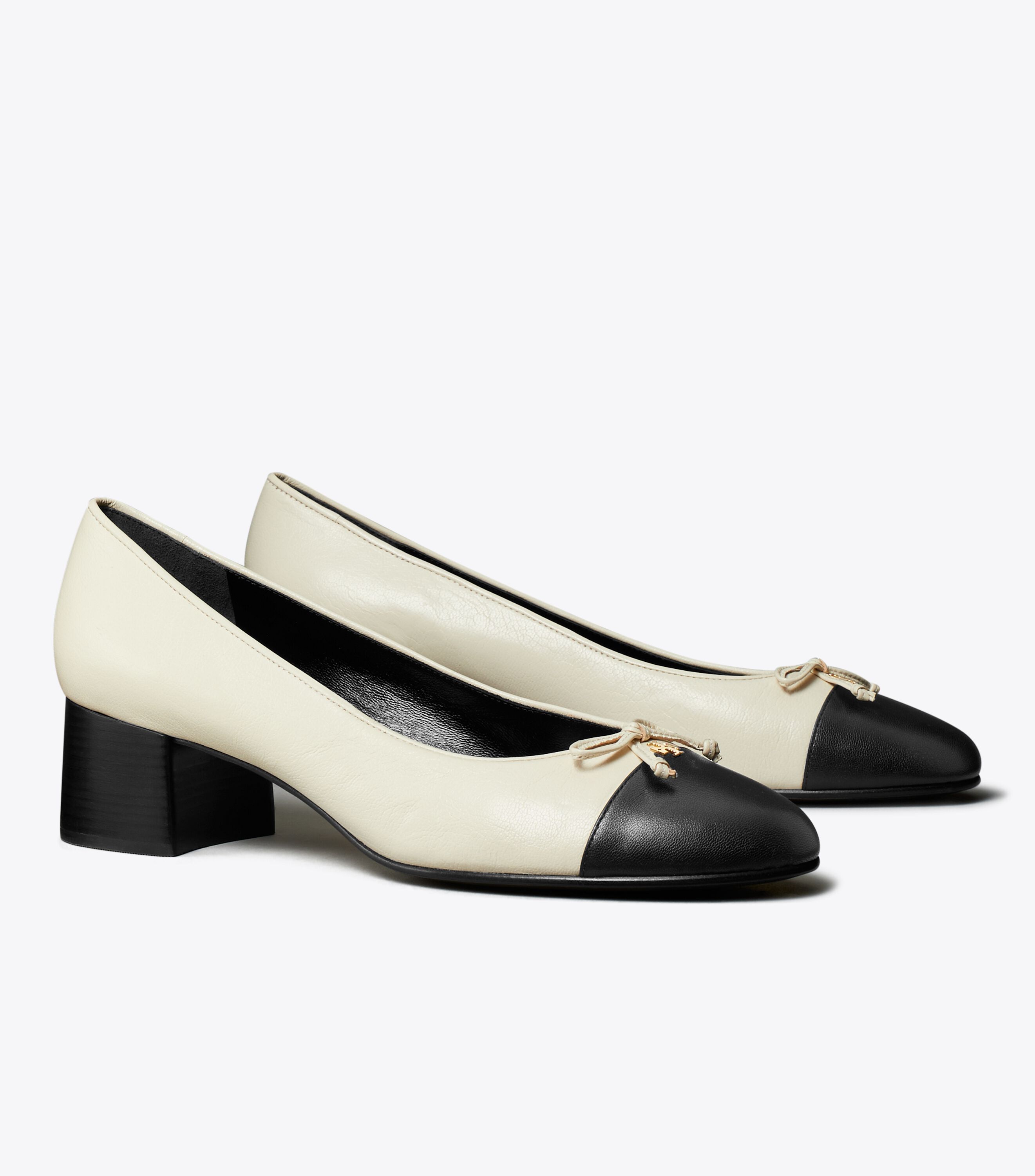 Cap Toe Pump Heels Tory Burch