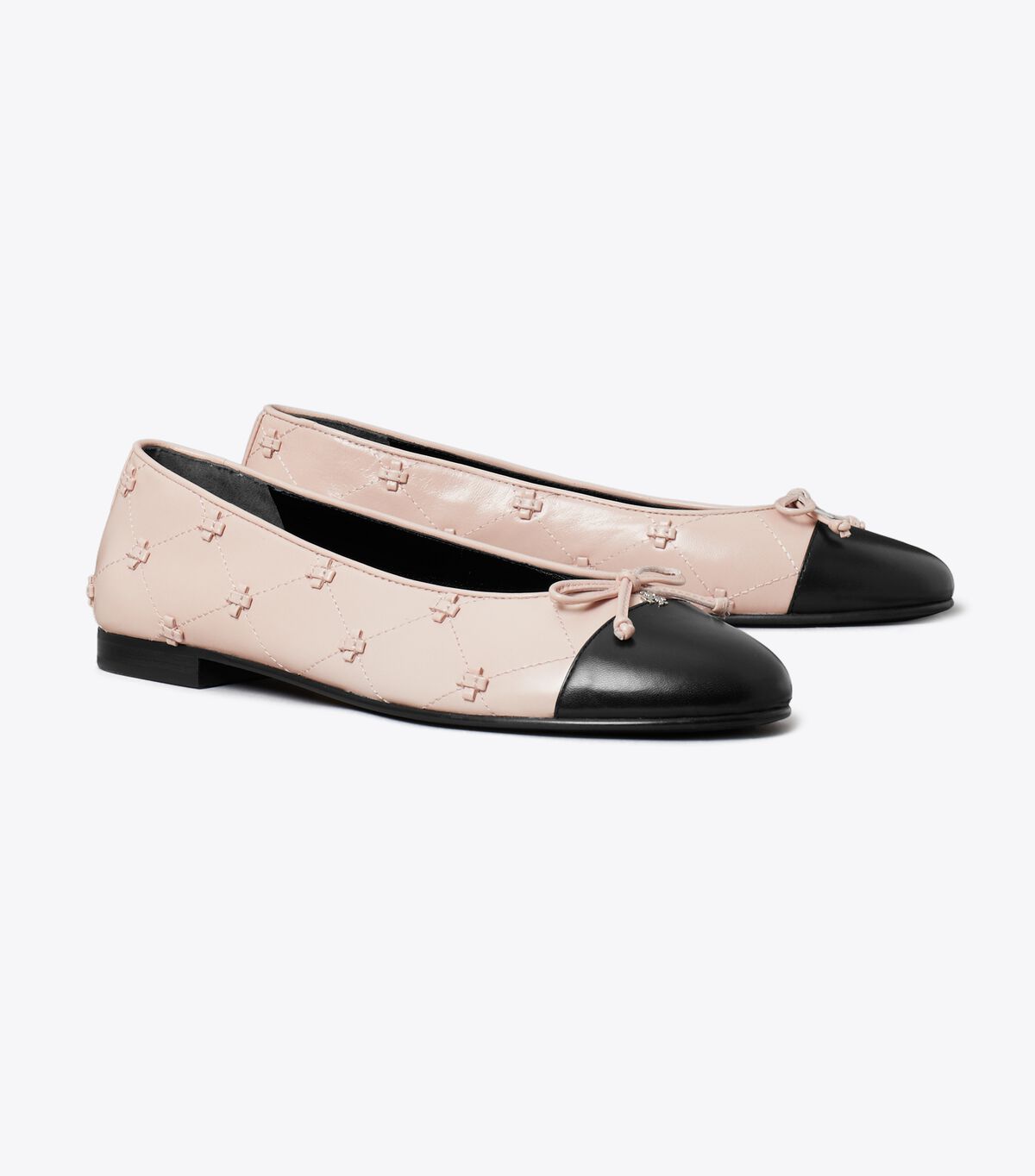 tory burch bunny knot cap toe ballet flat