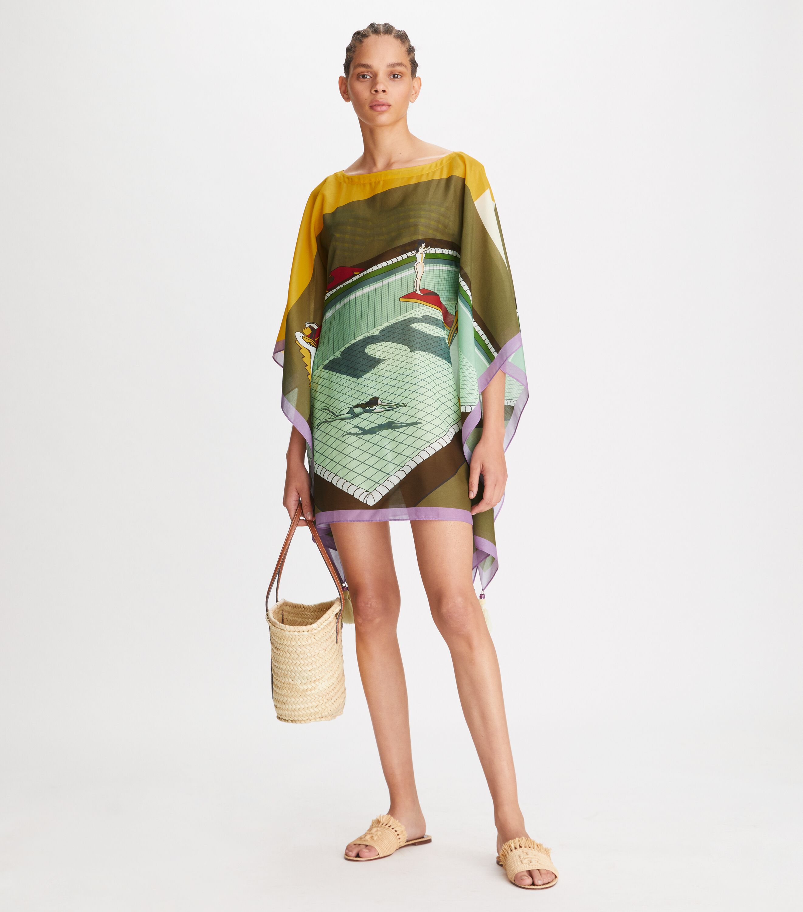 Tory burch printed beach dress 2025