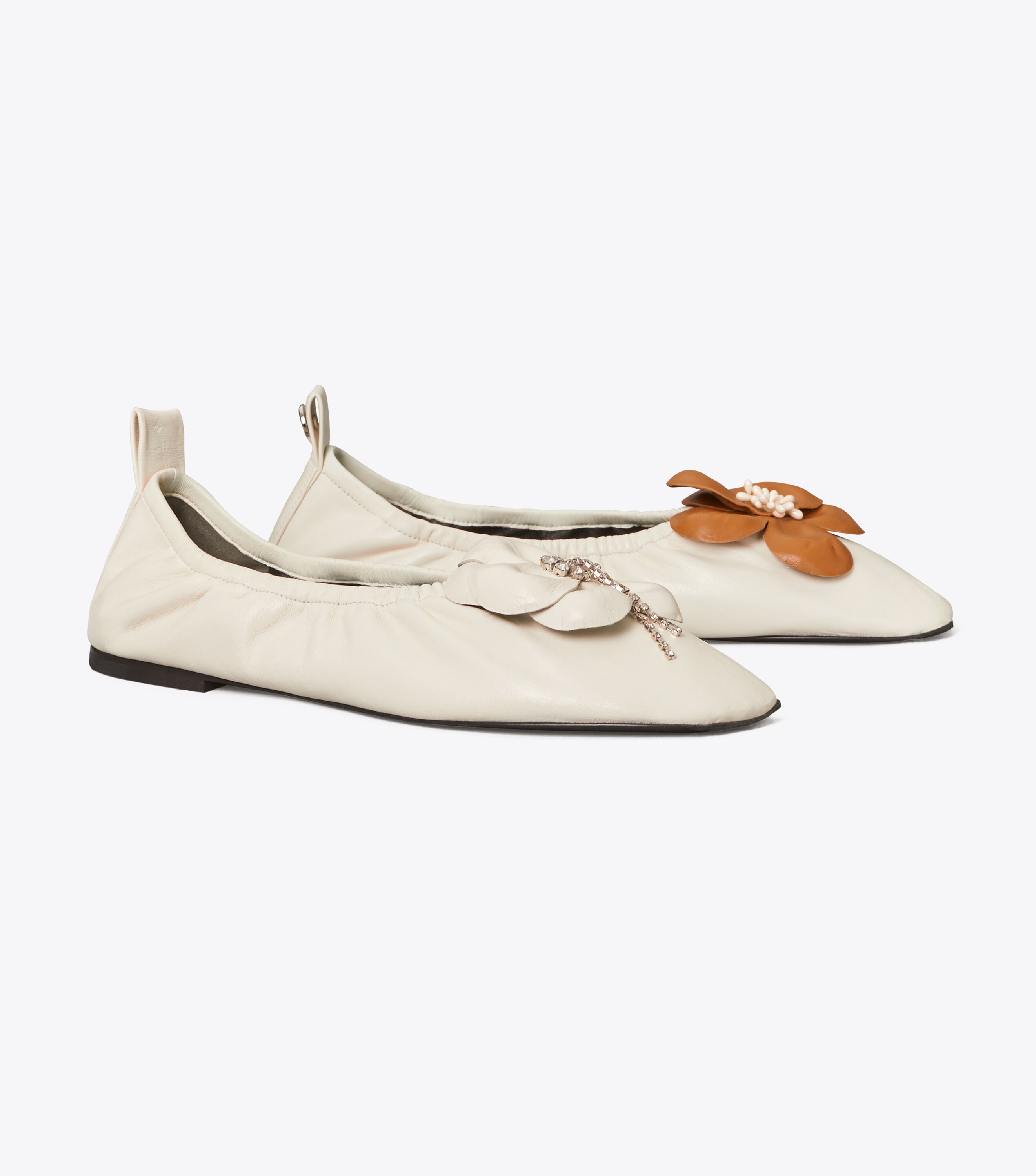 Tory burch blossom ballet sales flat