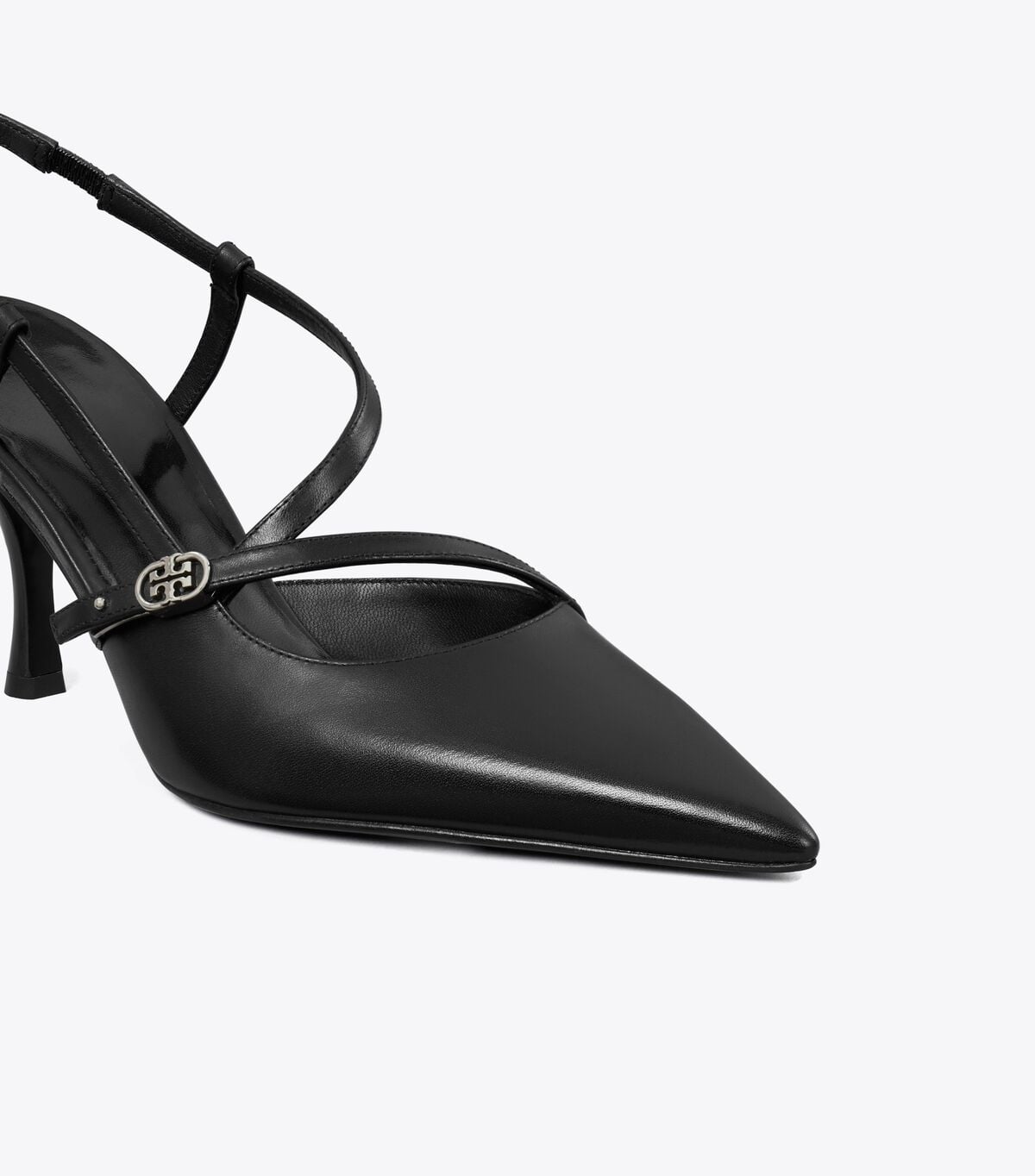 tory burch حذاء بإبزيم مزدوج على شكل حرف t