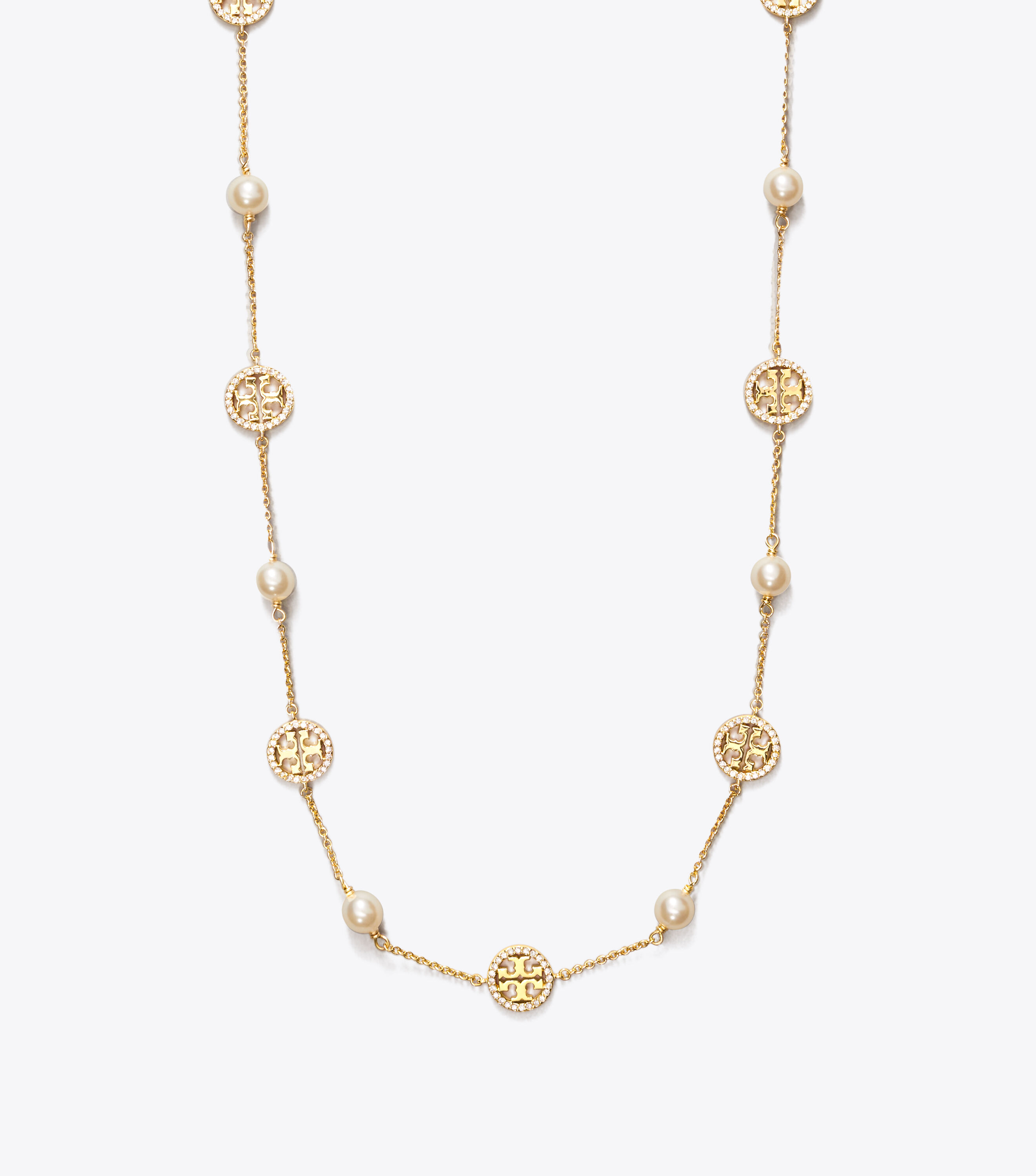 Tory Burch Tory Burch RABBIT DOUBLE-STRAND NECKLACE 198.00
