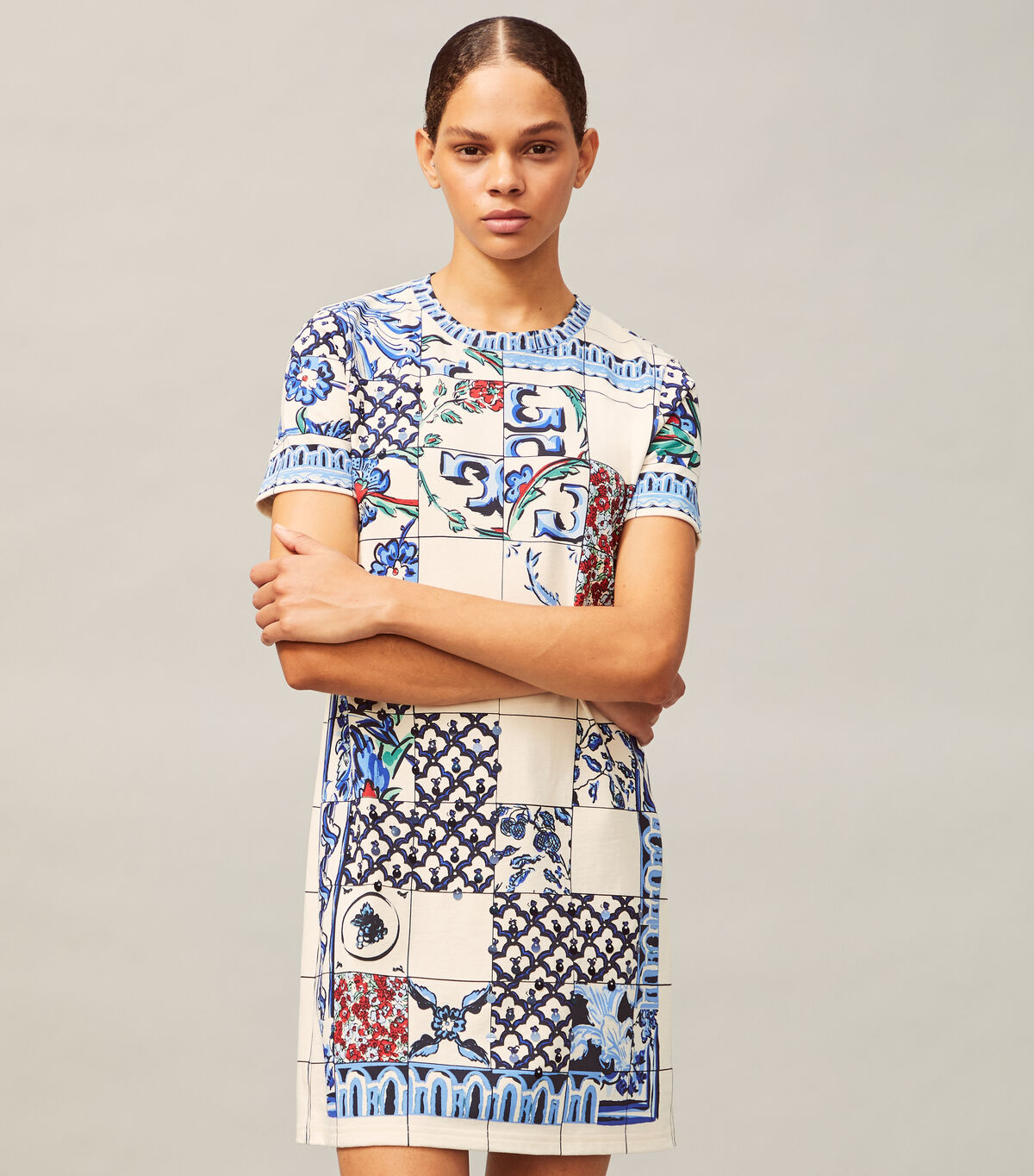 Sequin Embellished T-Shirt Dress | Ready-To-Wear | Tory Burch