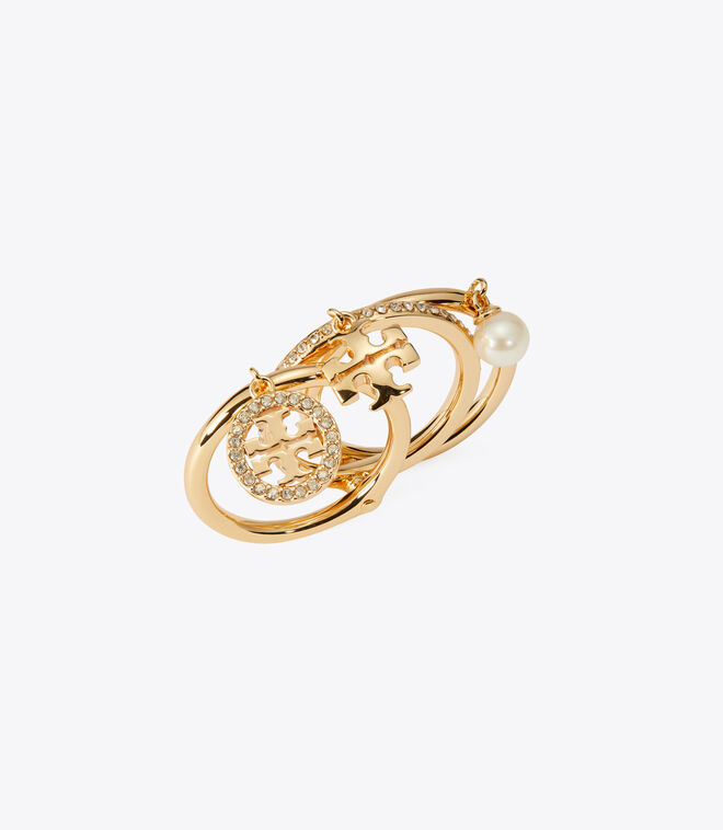 MILLER PAVE CHARM RING