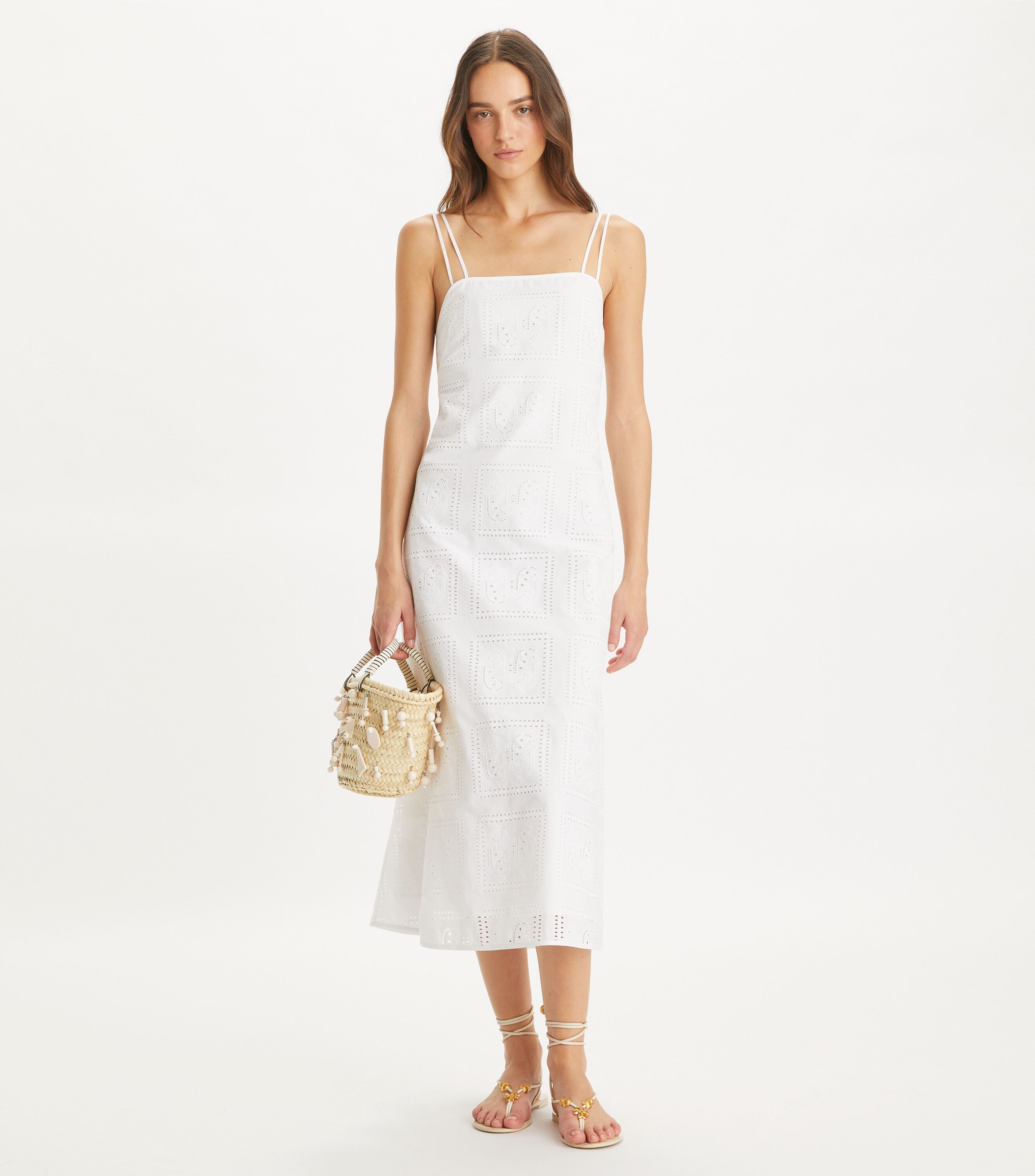 Tory Burch Cotton Eyelet Dress Tory Burch KW