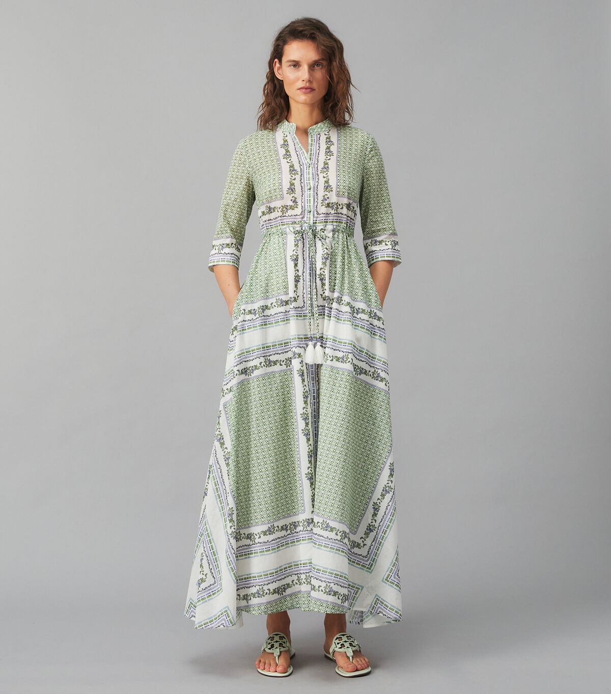 tory burch printed shirtdress