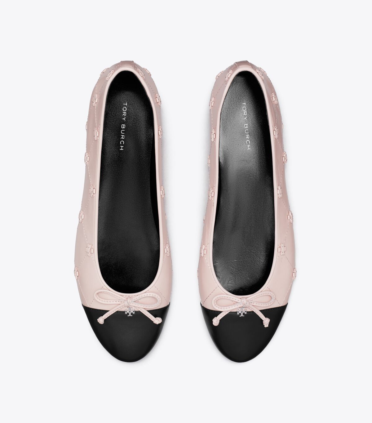 tory burch bunny knot cap toe ballet flat