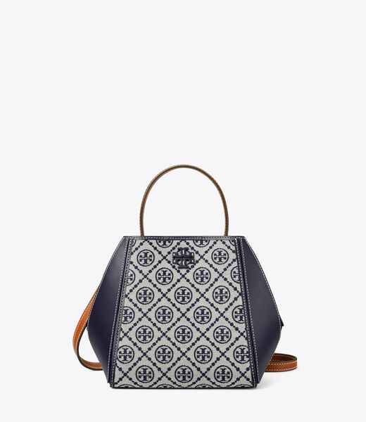 tory burch small t monogram mcgraw bucket bag