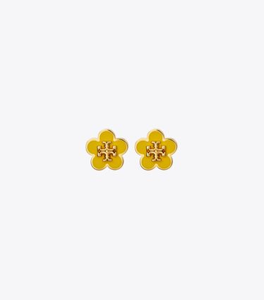 Kira Enamel Flower Stud Earring