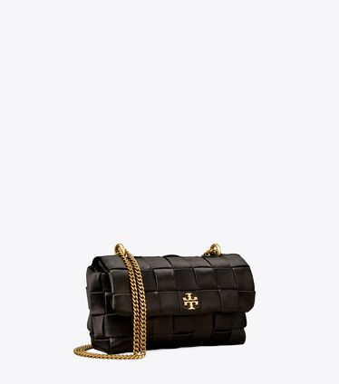 Mini Kira Woven Flap Bag
