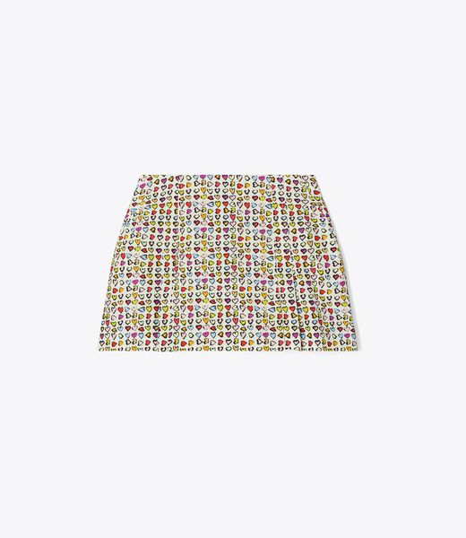 Printed Cotton Poplin Skort