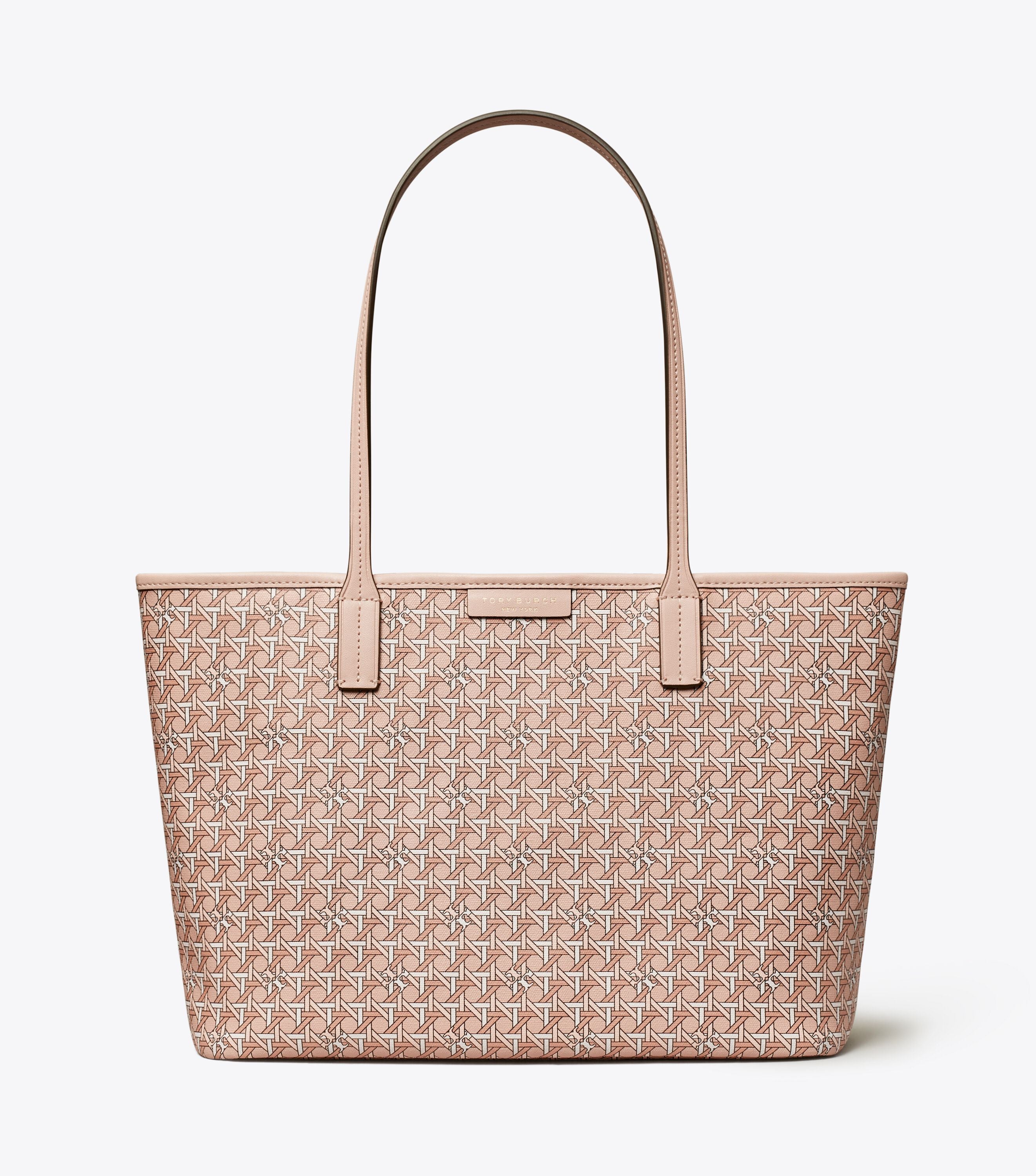 Tory Burch トートバッグ　ピンクベージュ Small Ever-Ready Zip Tote, Winter Peach | Tory Burch KW