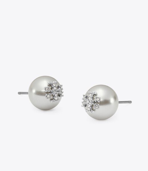 tory burch moondance pearl and pave stud earrings