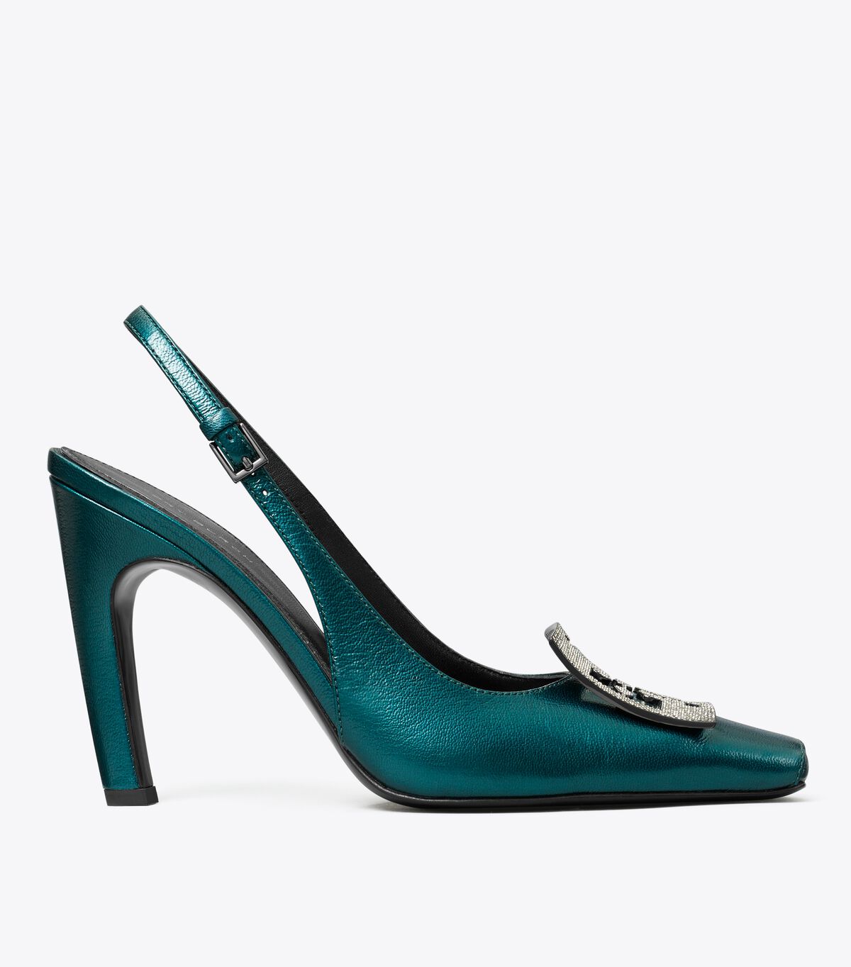 tory burch pav cut out logo heel